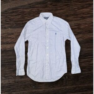 Men's Long Sleeved Button Down Polo Ralph Lauren Shirt Size Small